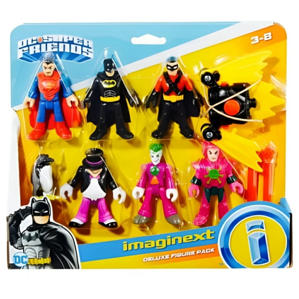 NEW Fisher Price Imaginext DC Super Friends Deluxe Figure Pack Target Exclusive